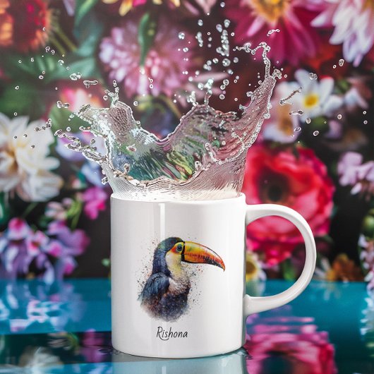 Tropischer Splendor Toucan, kundenspezifisch Tasse