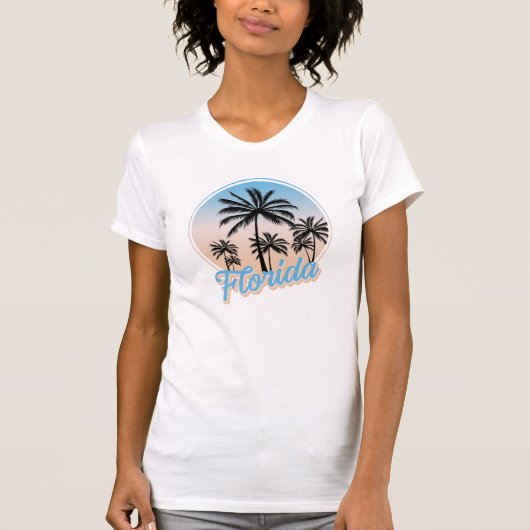 Tropischer Staat von Florida T - Shirt (Vorderseite)