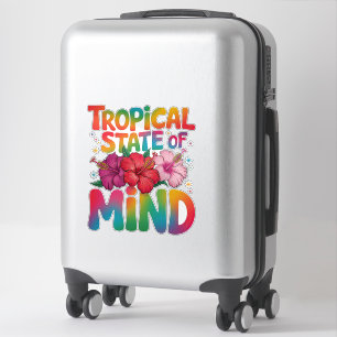 Tropischer Staat von Mind Summer Beach Graphic Aufkleber