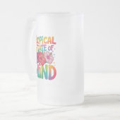 Tropischer Staat von Mind Summer Beach Graphic Mattglas Bierglas (Vorderseite Links)