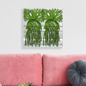 Tropischer Staghorn Leinwanddruck (Insitu (Wohnzimmer))