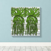 Tropischer Staghorn Leinwanddruck (Insitu (Holzboden))