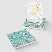 Tropischer Steinuntersetzer (Seitenansicht)