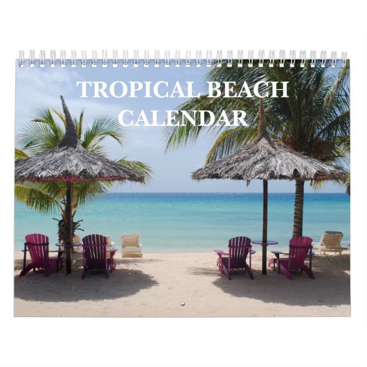 Tropischer Strand 2027 Kalender (Titelbild)