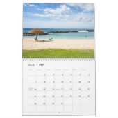 Tropischer Strand 2027 Kalender (Mär 2027)