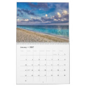 Tropischer Strand 2027 Kalender (Jan 2027)