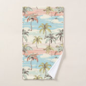 Tropischer Strand #9 Badhandtuch Set (Handtuch)