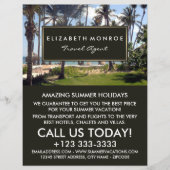 Tropischer Strand, Agent Werbung Flyer (Vorne)