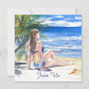 *~ Tropischer Strand Allgemein AR29 JEDE PARTY Ver Einladung