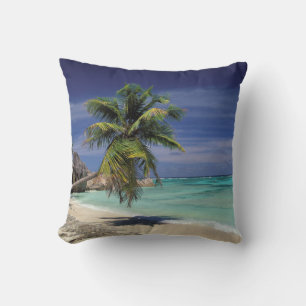 Tropischer Strand, Anse Sourse D'Argent, La Digue Kissen
