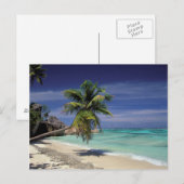Tropischer Strand, Anse Sourse d'Argent, La Digue Postkarte (Vorne/Hinten)