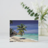 Tropischer Strand, Anse Sourse d'Argent, La Digue Postkarte (Stehend Vorderseite)