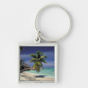Tropischer Strand, Anse Sourse D'Argent, La Digue Schlüsselanhänger