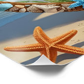 Tropischer Strand Bibelvers Memory Anchor Download Poster (Ecke)