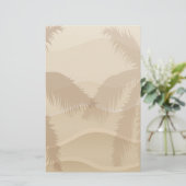 Tropischer Strand Briefpapier (Stehend Vorderseite)