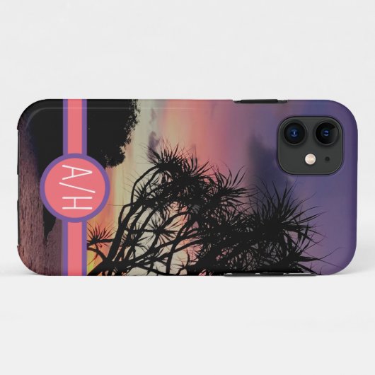 Tropischer Strand Case-Mate iPhone Hülle (Rückseite (Horizontal))