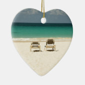 Tropischer Strand-Dominikanische Republik Keramikornament (Rechts)