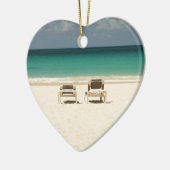 Tropischer Strand-Dominikanische Republik Keramikornament (Links)