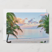 Tropischer Strand Einladung (Vorderseite)