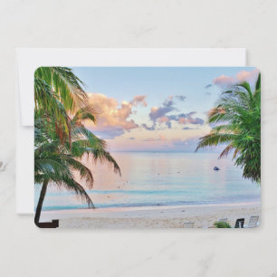 Tropischer Strand Einladung