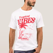 Tropischer Strand endless Summer Beach T-Shirt (Vorderseite)