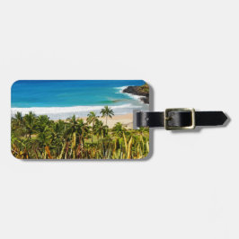Tropischer Strand Gepäckanhänger