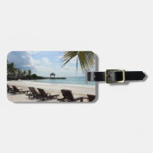 Tropischer Strand-Gepäckanhänger - Punta Cana Gepäckanhänger (Vorderseite horizontal)