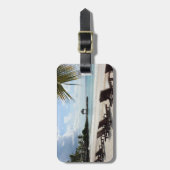 Tropischer Strand-Gepäckanhänger - Punta Cana Gepäckanhänger (Vorderseite vertikal)