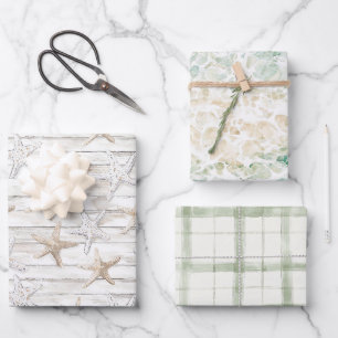 tropischer Strand Geschenkpapier Set