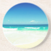 Tropischer Strand Getränkeuntersetzer (Vorne)