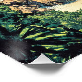 Tropischer Strand in der Morgendämmerung Poster (Ecke)