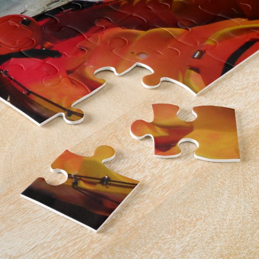 Tropischer Strand Kayaks Puzzlespiel Puzzle (Seite)