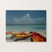 Tropischer Strand Kayaks Puzzlespiel Puzzle (Horizontal)