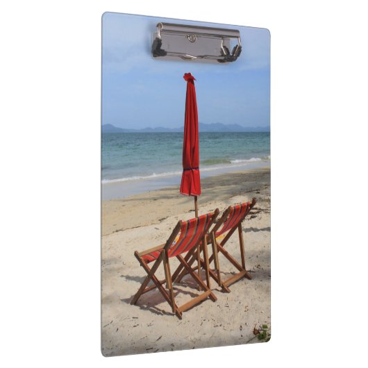 Tropischer Strand Klemmbrett (Rechts)