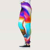 Tropischer Strand Leggings (Links)