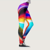 Tropischer Strand Leggings (Rechts)