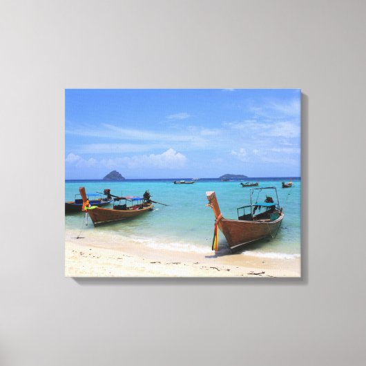 Tropischer Strand Leinwanddruck (Vorderseite)