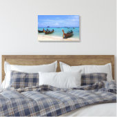 Tropischer Strand Leinwanddruck (Insitu (Schlafzimmer))