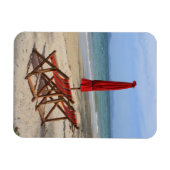 Tropischer Strand Magnet (Horizontal)