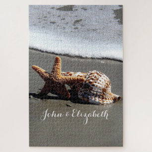 Tropischer Strand Meer Muscheln Seestern Puzzle