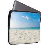 Tropischer Strand-Meersand-Himmel u. Sommer-Tag Laptopschutzhülle (Vorne Rechts)