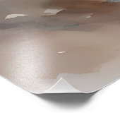 Tropischer Strand mit Palmen Fotodruck (Ecke)