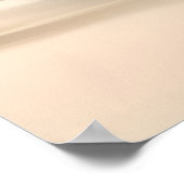 Tropischer Strand mit Palmen Poster (Ecke)