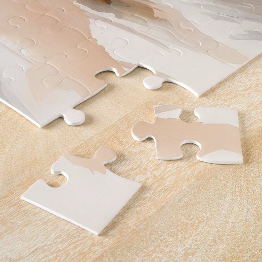 Tropischer Strand mit Palmen Puzzle (Seite)