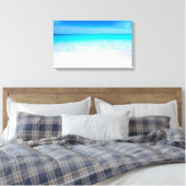 Tropischer Strand mit türkisblauem Meer Leinwanddruck (Insitu (Schlafzimmer))