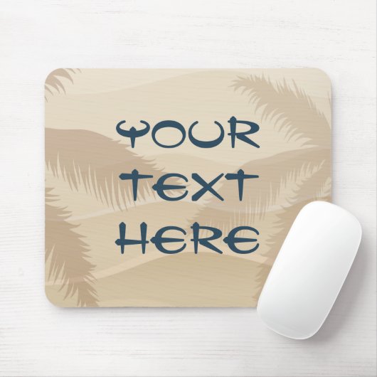 Tropischer Strand Mousepad (Mit Mouse)