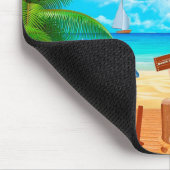 Tropischer Strand Mousepad (Ecke)