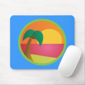 Tropischer Strand Mousepad (Mit Mouse)