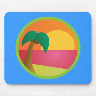 Tropischer Strand Mousepad