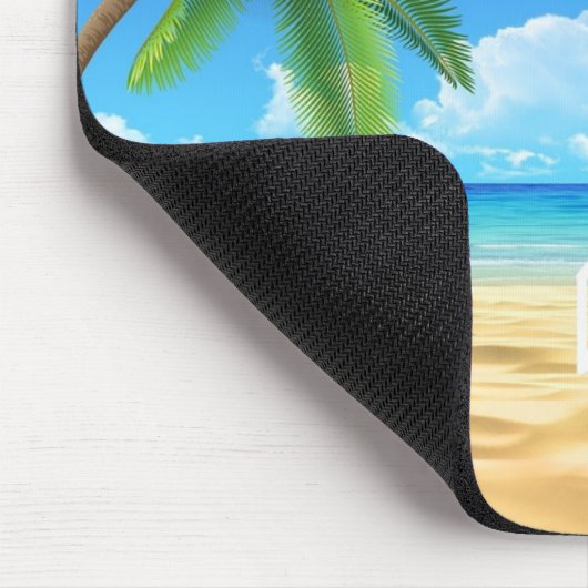 Tropischer Strand Mousepad (Ecke)